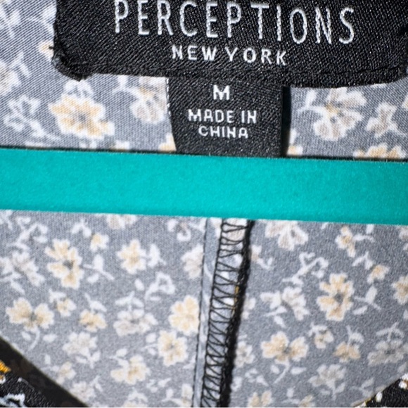 Perceptions Black and Orange Casual Sundress - Picture 3 of 6